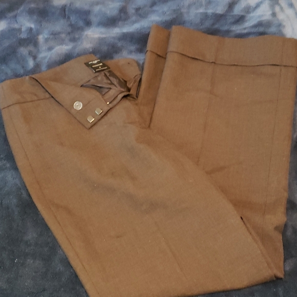 Ann Taylor fully lined wool blend cuffed slacks - Picture 1 of 12